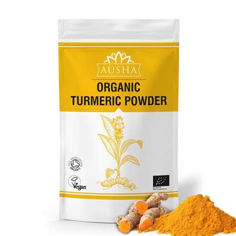 Ausha Organic Turmeric Powder G L Curcumin Certified Organic L