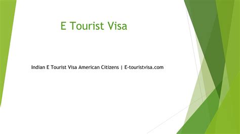 Indian E Tourist Visa American Citizens E Touristvisa By E