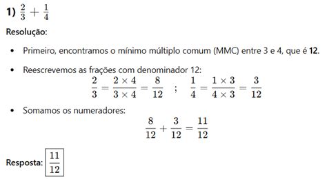 Frações Para Resolver - Como Resolver Soma e Subtração de Frações com Denominadores Diferentes ...