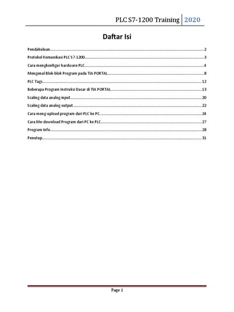 handbook training plc    tia portal