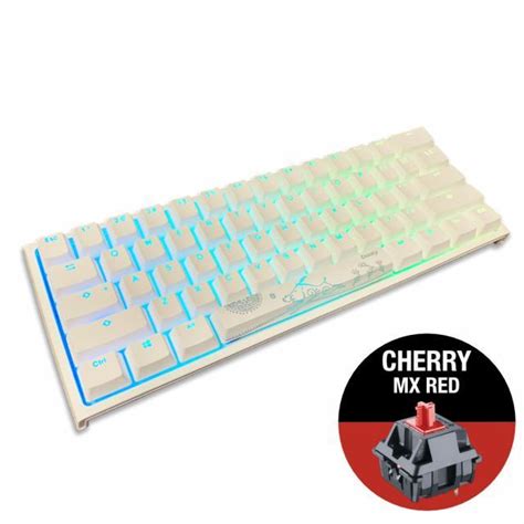 Геймърскa механична клавиатура Ducky One 2 Mini White RGB