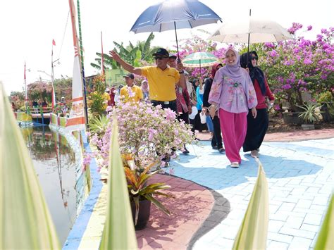 Sebelum Penjurian Sido Resik Ning Sasha Tinjau Wisata Kali Cerung Desa