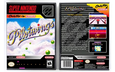 Gaming Relics Super Nintendo Pilotwings