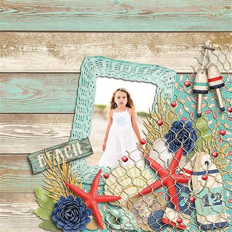 Cruise Scrapbook Pages Beach Scrapbook Layouts Disney Scrapbooking