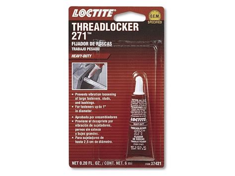 Loctite Threadlocker 271 Hd Red 6ml20oz