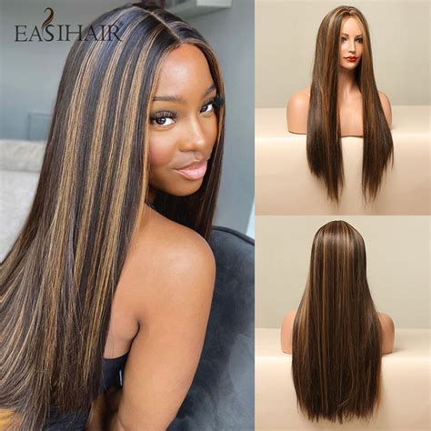 Brown Mixed Blonde Color Wig For Sex Doll Cute Sex Doll