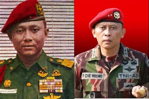 Pertama Dalam Sejarah Korps Baret Merah Ayah Dan Anak Jabat Danjen