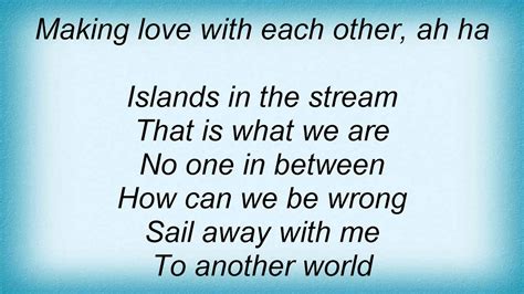 Bee Gees Islands In The Stream Lyrics1 Youtube