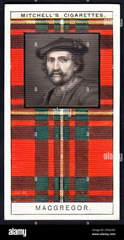 Clan MacGregor 001 - Vintage Cigarette Card Stock Photo - Alamy