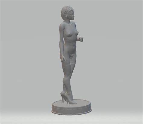 Naked Woman Statue D Model For D Print STL Format D Model D Printable CGTrader