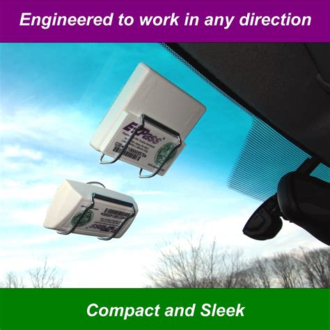 EZ Pass-Port™- UNBREAKABLE Toll Pass Holder for E-ZPass, I Pass, Uni