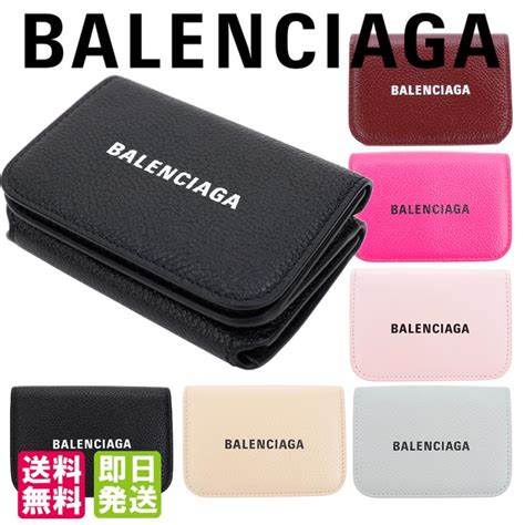 バレンシアガ 財布 三つ折り Balenciaga レディース メンズ ミニ財布 コンパクト レザー ロゴ 本革 593813