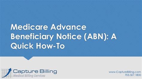 Medicare Advance Beneficiary Notice Abn A Quick How To