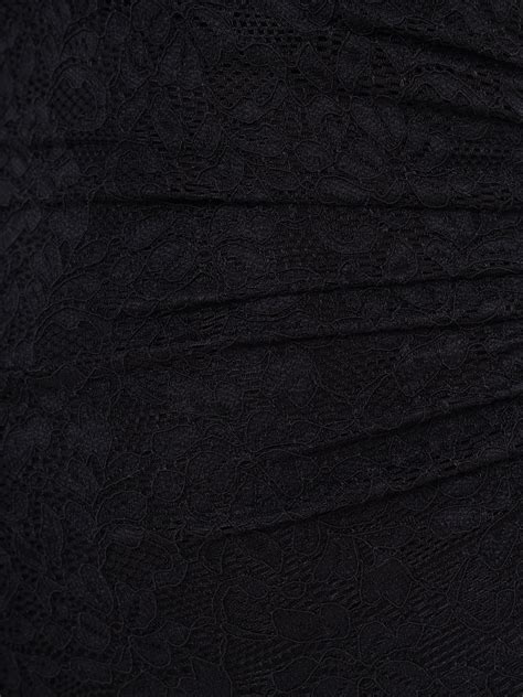 Платье миди из гипюра с асимметричной юбкой :: LICHI - Online fashion store