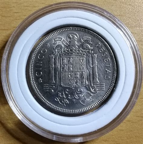 5 PESETAS ESPAÑA 1949 50 KM 778 Monedas y Billetes