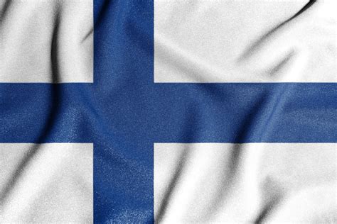 bandera nacional de finlandia. el principal símbolo de un país