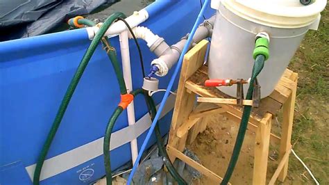 Фильтр для бассейна своими руками - YouTube