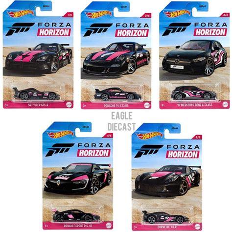 Hot Wheels Forza Horizon Hotwheels Srt Viper Porsche Gt Rs Mercedes A Class Renault