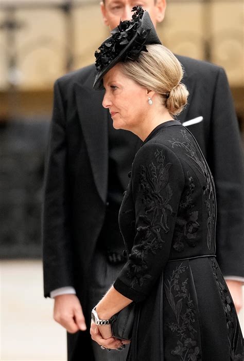 Sophie, Countess of Wessex’s funeral dress is stitched…