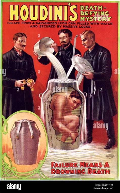 Mago harry houdini hi-res stock photography and images - Alamy