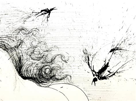 Salvador Dali Nude With Parrots Original Etching For Sale At