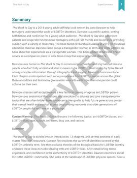 This Book Is Gay Literature Guide By SuperSummary TPT