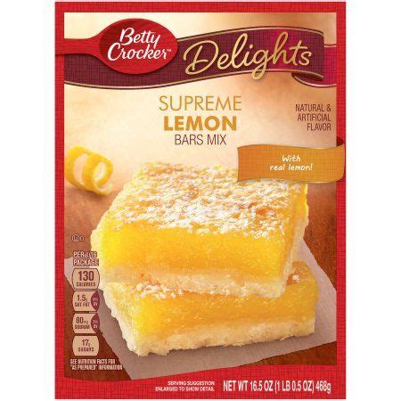 Food Betty Crocker Lemon Bars Lemon Bars Lemon Desserts