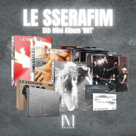 พรอมสง LE SSERAFIM 5th MINI ALBUM HOT BENEFITS WEVERSE Shopee