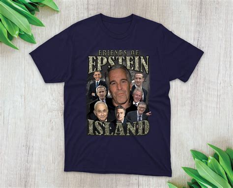 Epstein Island Tshirt Jeffrey Epstein Meme Shirt Vintage Bootleg