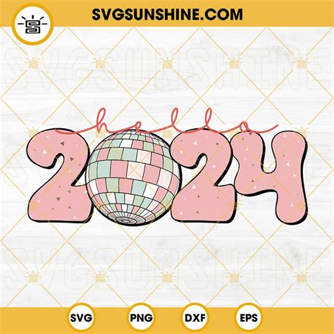 Howdy 2024 SVG Cowboy Western Happy New Year 2024 SVG PNG EPS DXF Files