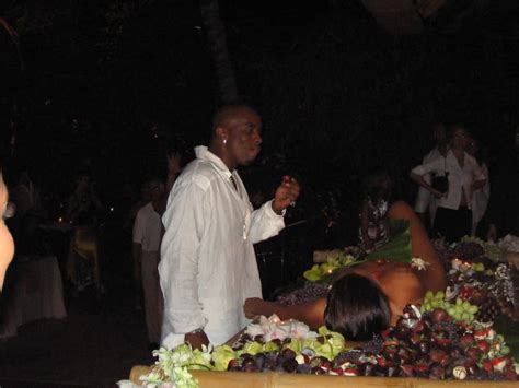 Wild Photos Show Sean Diddy Combs Eating Food Off A Naked Woman At One Of His Celeb Packed Parties