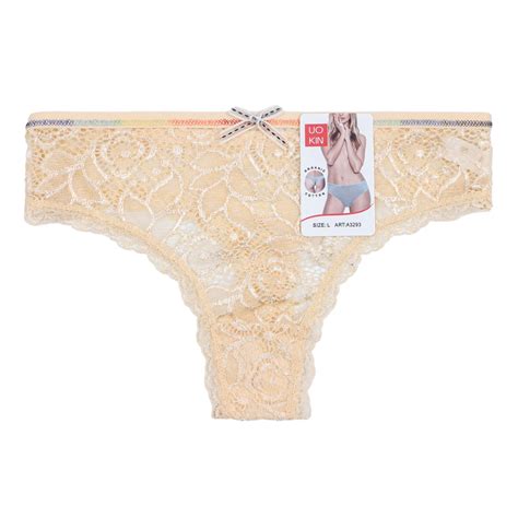 Uokin Lingerie Sexy Thongs Girl Panti Underpants For Women Thong Lace Sexy Low Rise Panties