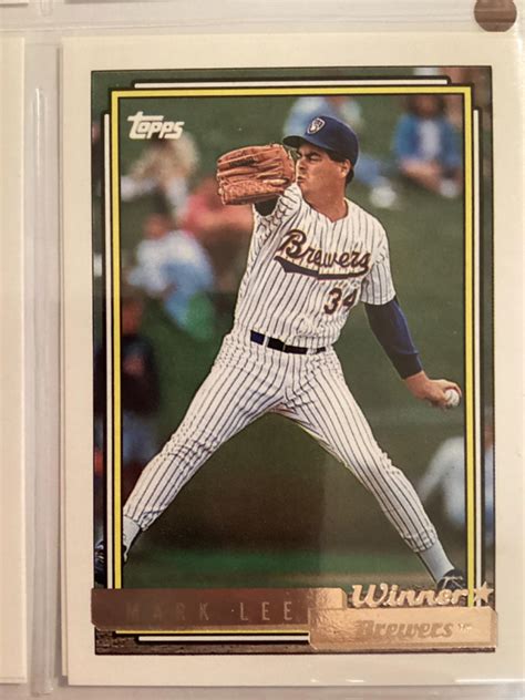 Mark Lee Winner 384 Prices 1992 Topps Gold Baseball Cards