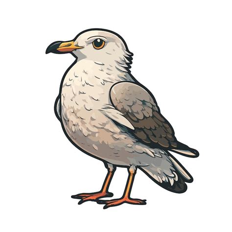 Premium Vector | Cute seagull cartoon style