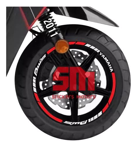 Stickers Reflejantes Para Rin De Moto Yamaha Bws Nid Cuotas Sin