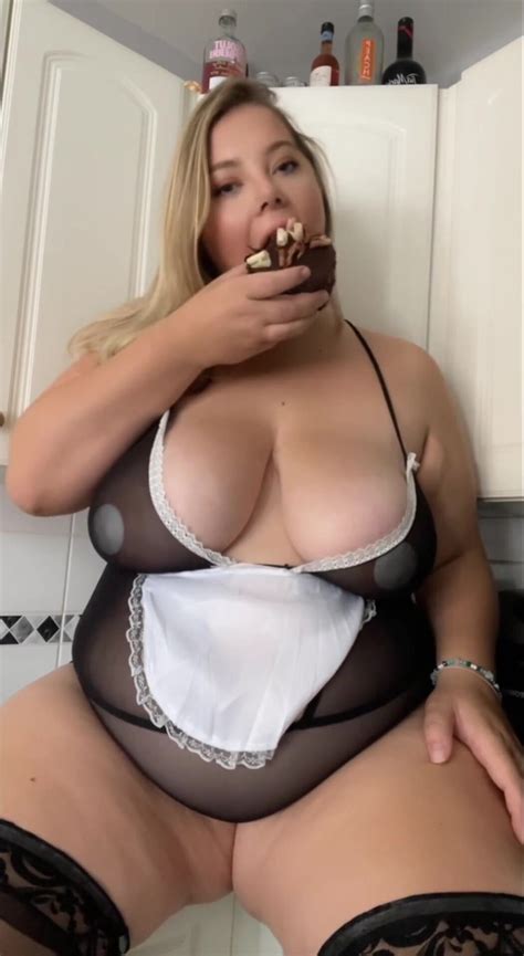 BIG TITTY BBW SEXY CAKE AND MILK STUFFING ThisVid