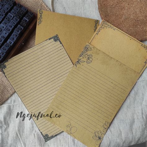 Jual KERTAS SURAT VINTAGE | Shopee Indonesia