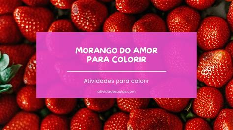 Morango Do Amor Desenho Para Colorir - 5