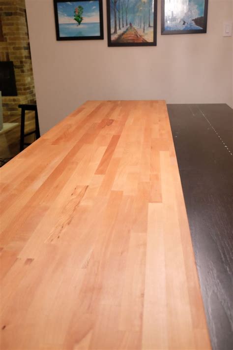 Diy Butcher Block Dining Table Evan And Katelyn Home Diy Tutorials