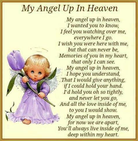 my angel in heaven quotes - Youlanda Humphries