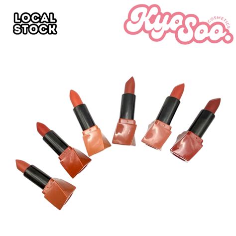 KyoSoo Colour Matte Lipstick Nude Color Long Lasting Lipmatte Sexy Makeup Lipstik Tahan Lama