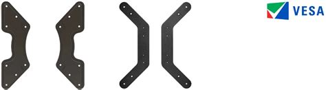 VESA 300x300 standard with adapter plate
