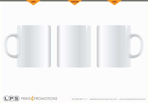 Free Mug Templates For Sublimation Of Mug Design Layout Mug Design Layout 20 Mug Template Vector