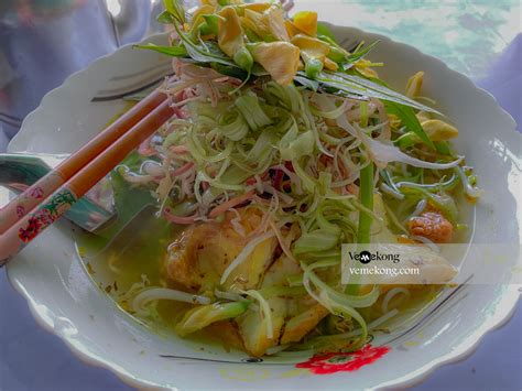 chau  fish noodle soup eat  food  chau  vemekong
