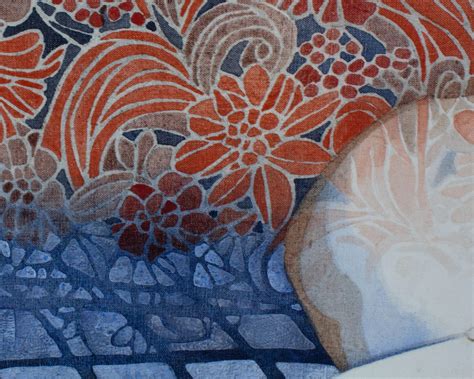 Carl E Schwartz Signed Heirloom VII Abstract Oil On Canvas Nude