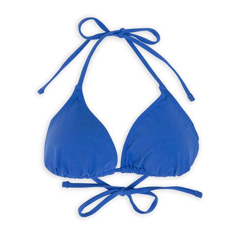 Miska Paris Mini Triangle Bikini Top Blue Smallable