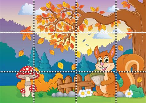 Картинки-пазлы для детей распечатать | Аналогий нет | Autumn activities ...