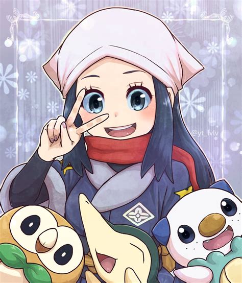 Akari Rowlet Oshawott And Cyndaquil Pokemon And More Drawn By