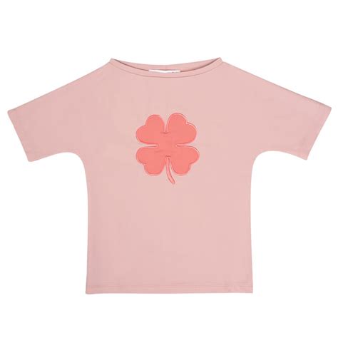 Luna Clover Uv Swimshirt Rose Nude Petit Crabe
