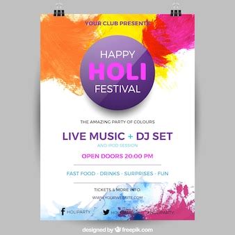 Лето шаблон фестиваль плакат | Бесплатно векторы